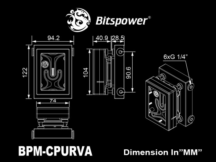 Bitspower CPU Block Summit Revo AMD AM5 Edition