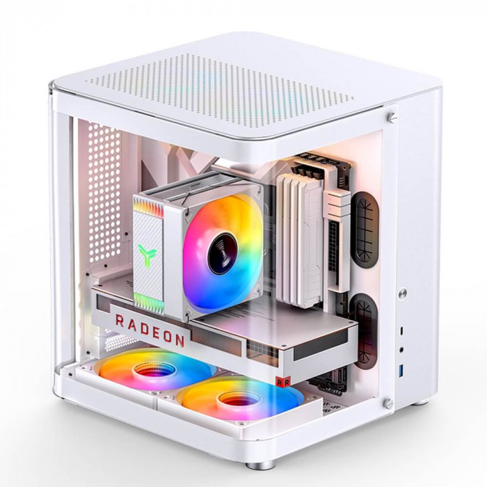 CASE JONSBO TK-1 White (ITX/M-ATX)