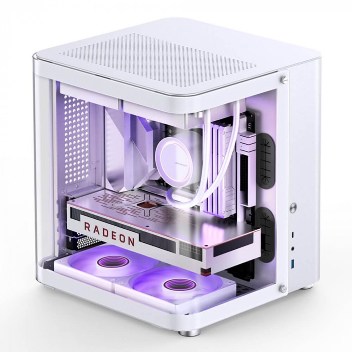 CASE JONSBO TK-1 White (ITX/M-ATX)