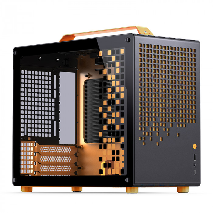 CASE JONSBO Z20 ORANGE BLACK (MID TOWER / M-ATX, ITX)