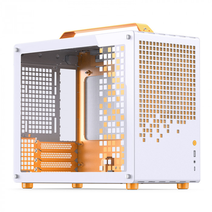 CASE JONSBO Z20 ORANGE WHITE (M-ATX, ITX)