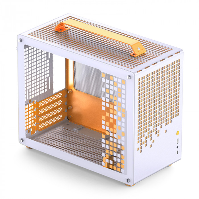 CASE JONSBO Z20 ORANGE WHITE (M-ATX, ITX)