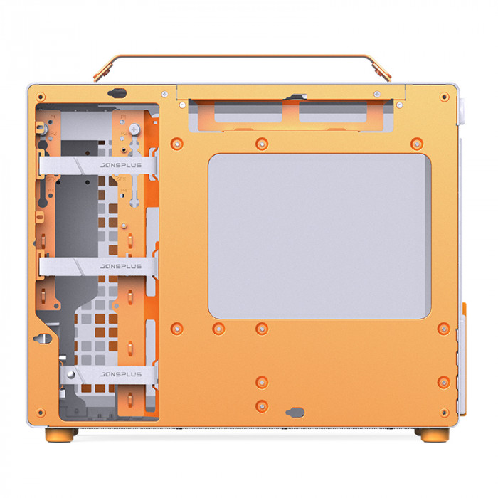 CASE JONSBO Z20 ORANGE WHITE (M-ATX, ITX)