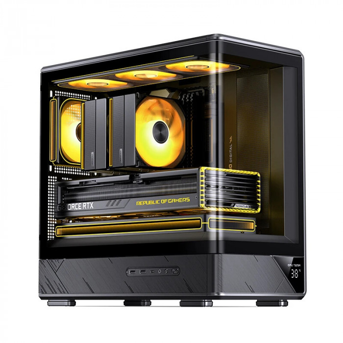 Case Jonsbo D200 Black (Mini-ITX/Micro-ATX)