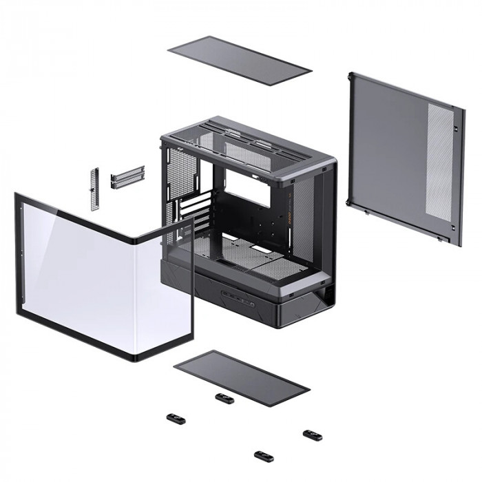 Case Jonsbo D200 Black (Mini-ITX/Micro-ATX)