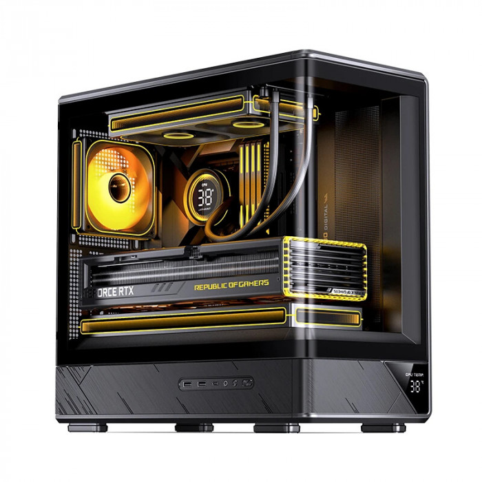 Case Jonsbo D200 Black (Mini-ITX/Micro-ATX)
