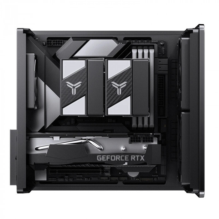 Case Jonsbo V12 Black (M-ATX/ITX)