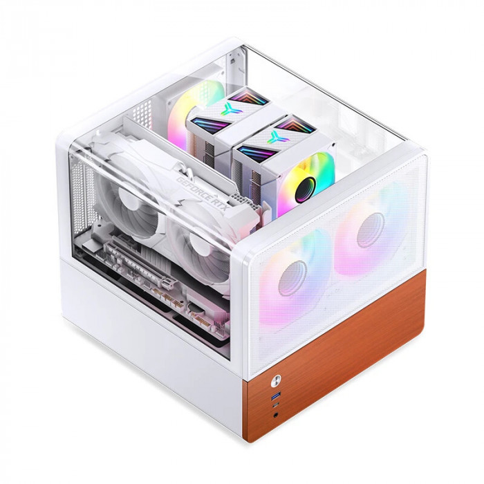 Case Jonsbo V12 White (M-ATX/ITX)