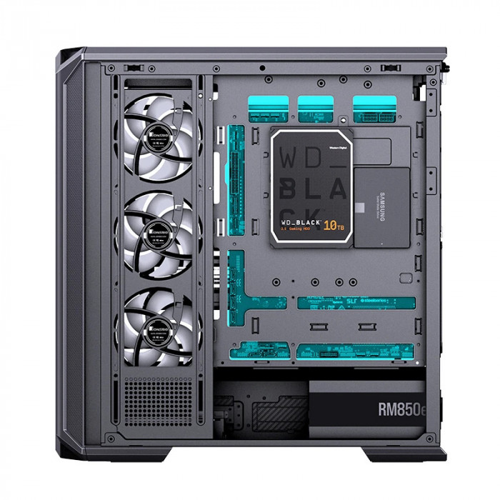 Case Jonsbo D400 Black (Mini-ITX/M-ATX/ATX)