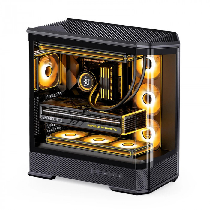 Case Jonsbo D400 Black (Mini-ITX/M-ATX/ATX)