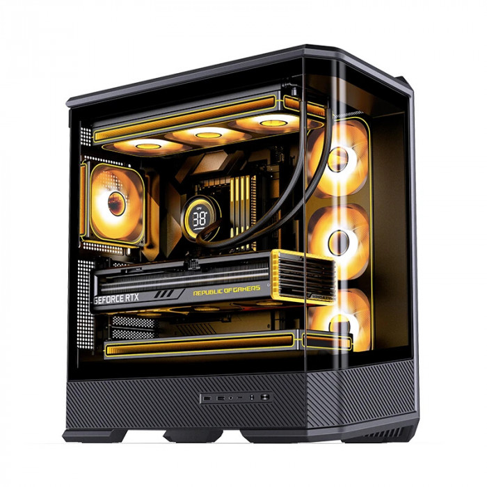 Case Jonsbo D400 Black (Mini-ITX/M-ATX/ATX)