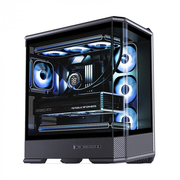 Case Jonsbo D400 Black (Mini-ITX/M-ATX/ATX)