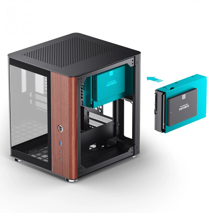 Case Jonsbo TK-0 Black (ITX)