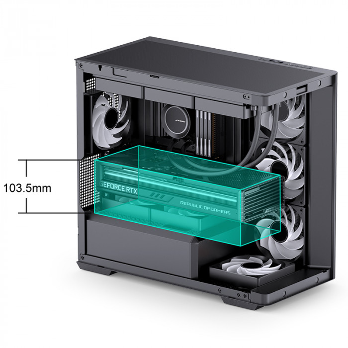 Case Jonsbo D300 Black (ITX/M-ATX)