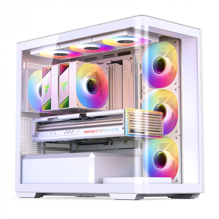 Case Jonsbo D300 White (ITX/M-ATX)
