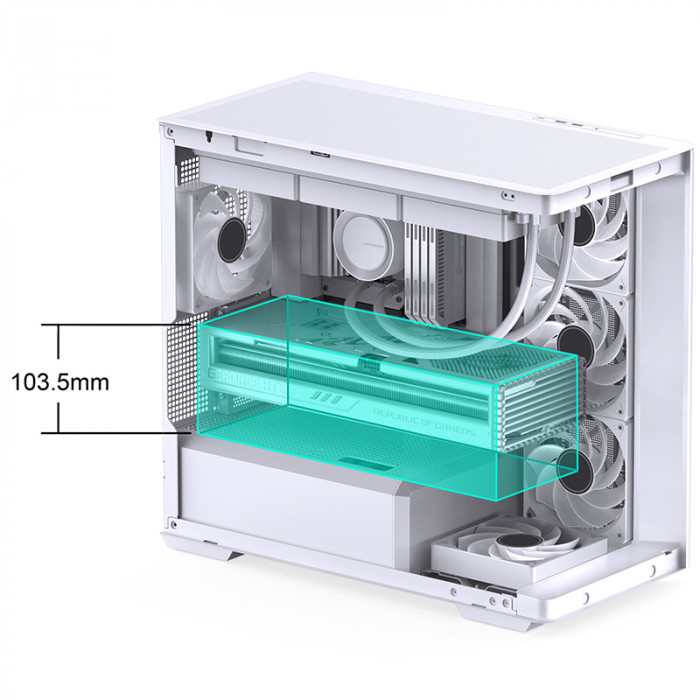 Case Jonsbo D300 White (ITX/M-ATX)