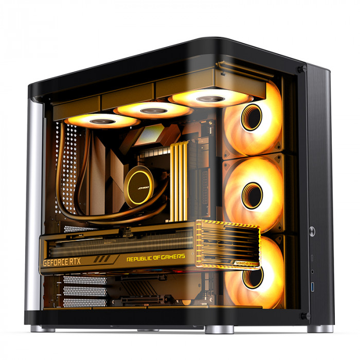 Case Jonsbo TK-2 Black (ITX/M-ATX/ATX)