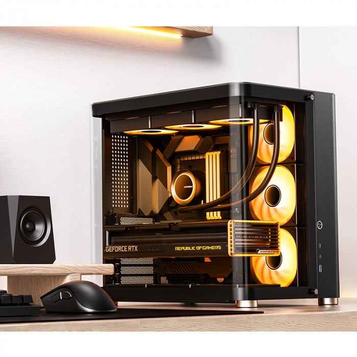 Case Jonsbo TK-2 Black (ITX/M-ATX/ATX)