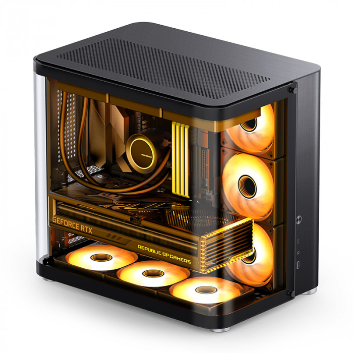 Case Jonsbo TK-2 Black (ITX/M-ATX/ATX)