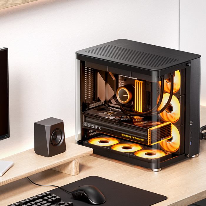 Case Jonsbo TK-2 Black (ITX/M-ATX/ATX)