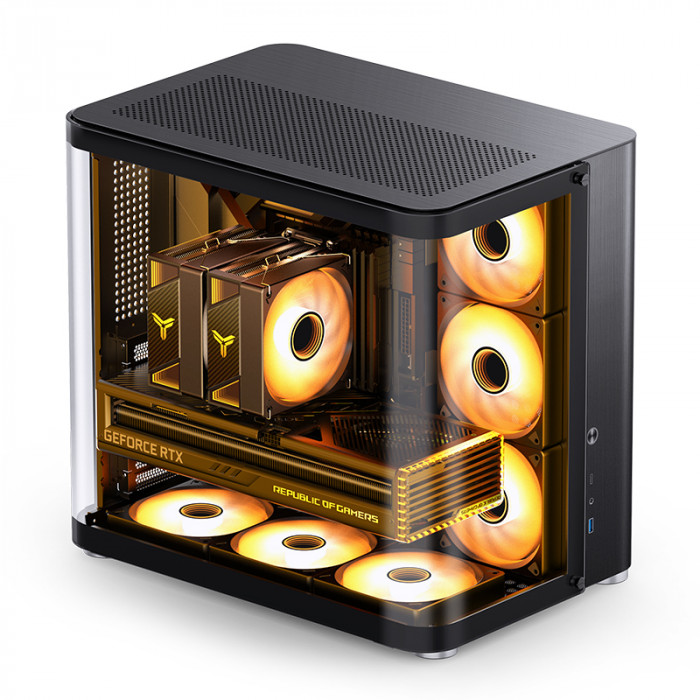 Case Jonsbo TK-2 Black (ITX/M-ATX/ATX)