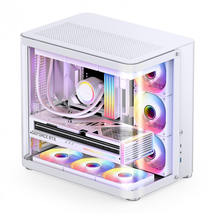 Case Jonsbo TK-2 White (ITX/M-ATX/ATX)