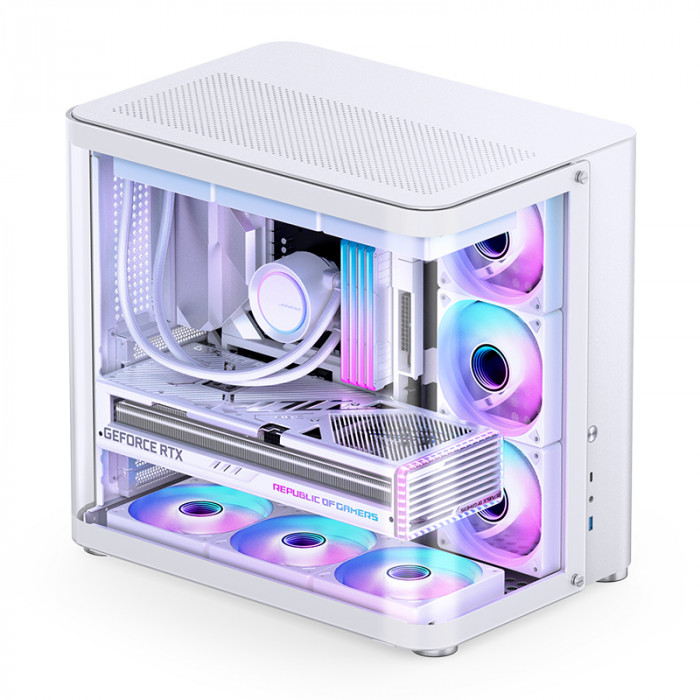 Case Jonsbo TK-2 White (ITX/M-ATX/ATX)
