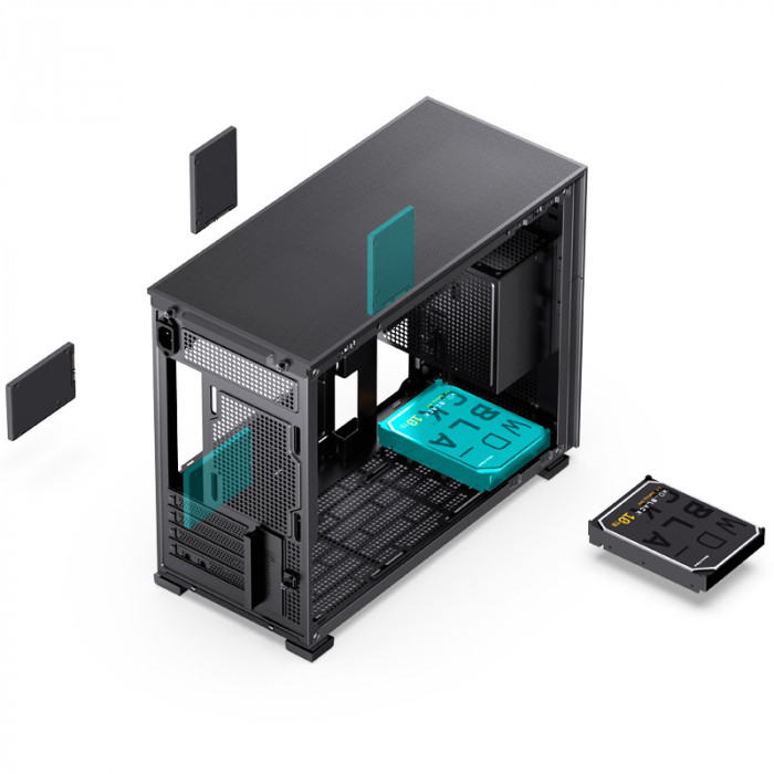 Case Jonsbo D31 STD Black (ITX/DTX/M-ATX)