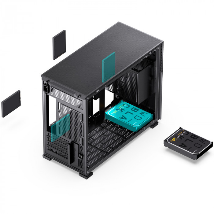 Case Jonsbo D31 STD SC Black (ITX/DTX/M-ATX)