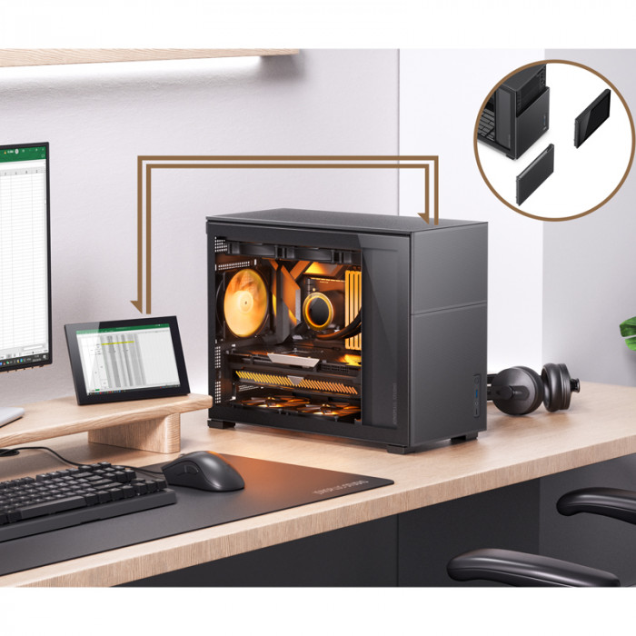 Case Jonsbo D31 STD SC Black (ITX/DTX/M-ATX)