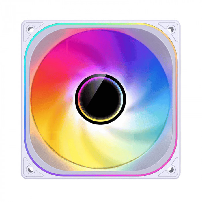 Fan Case Jonsbo ZB-120W White 120mm ARGB (Xuôi)