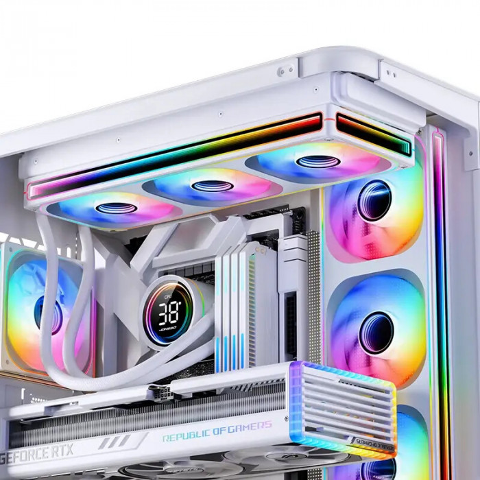 Fan Case Jonsbo ZB-120W White 120mm ARGB (Xuôi)