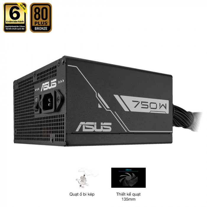PSU ASUS PRIME 750W Bronze (Non-modular/ 80 Plus Bronze)