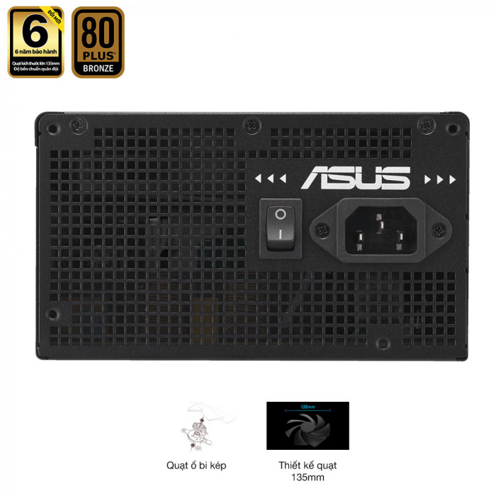 PSU ASUS PRIME 750W Bronze (Non-modular/ 80 Plus Bronze)