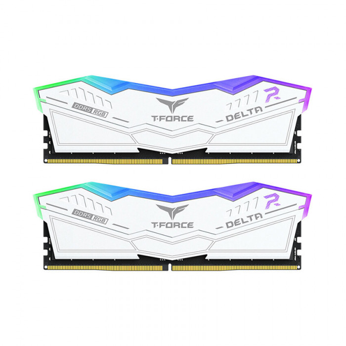 RAM TeamGroup T-Force Delta RGB White 32GB (2x16GB/ 6000MHz/ DDR5)