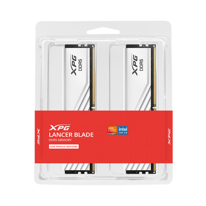 RAM Adata XPG LANCER BLADE White 32GB (2x16GB/ 6000MHz/ DDR5/ CL36)