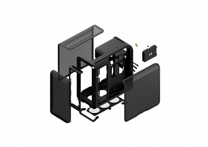 Case HYTE X50 Air - Pitch Black