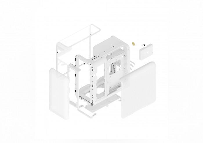 Case HYTE X50 - Snow White