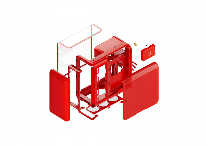 Case HYTE X50 - Wild Cherry