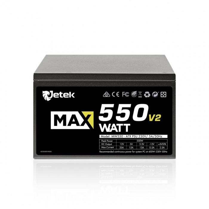 PSU Jetek MaxWatt MW550 550W V2