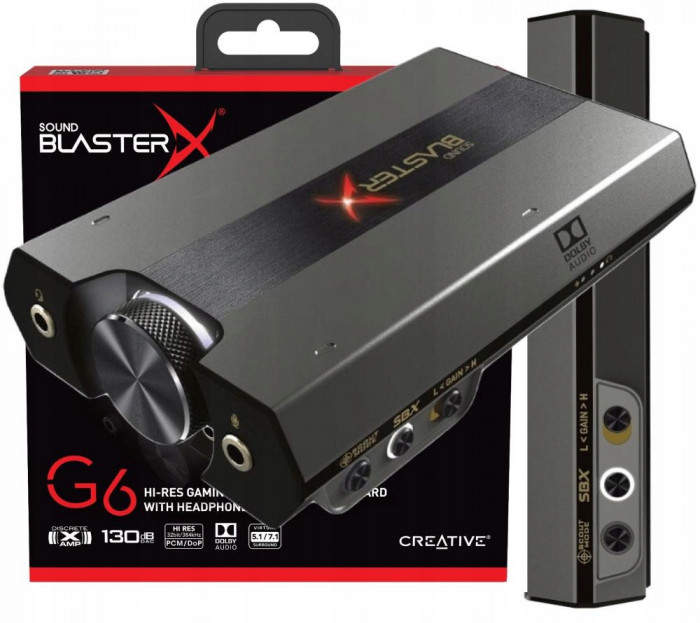 Sound Card Sound BlasterX G6