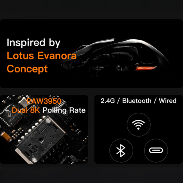 Chuột Angry Miao AM Infinity - Mirror