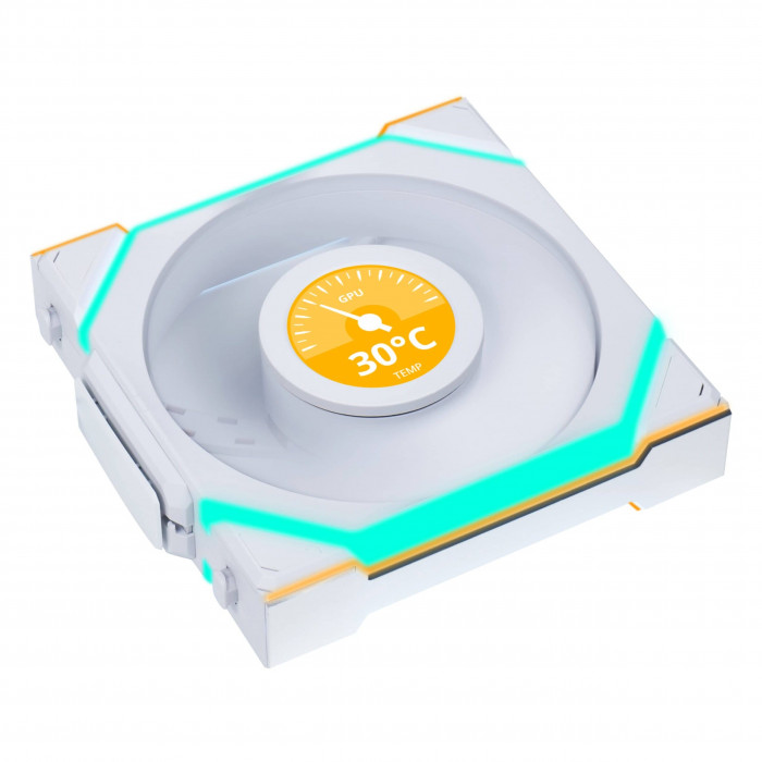 Fan Case Lian Li UNI FAN TL Wireless LCD 120 Single  White (1 Fan)