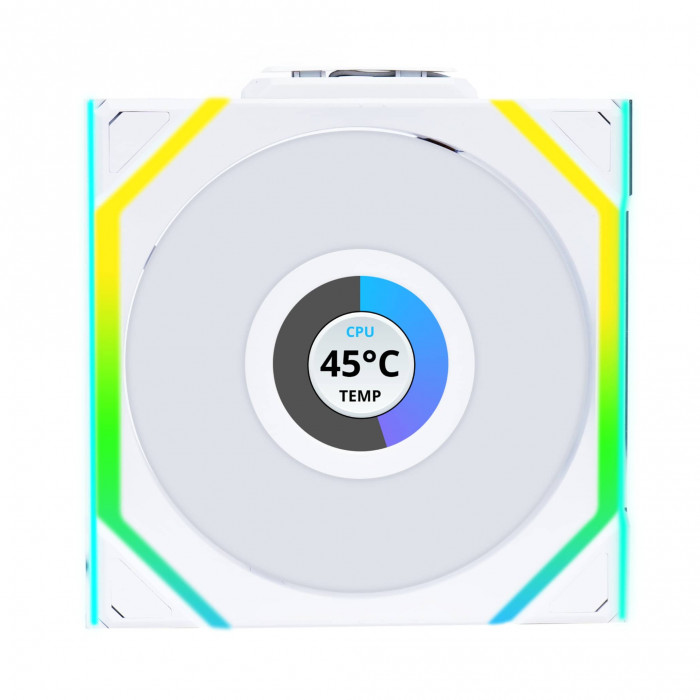 Fan Case Lian Li UNI FAN TL Wireless LCD 120 Single  White (1 Fan)