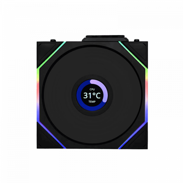 Fan Case Lian Li UNI FAN TL Wireless LCD 120 Single Black (1 Fan)