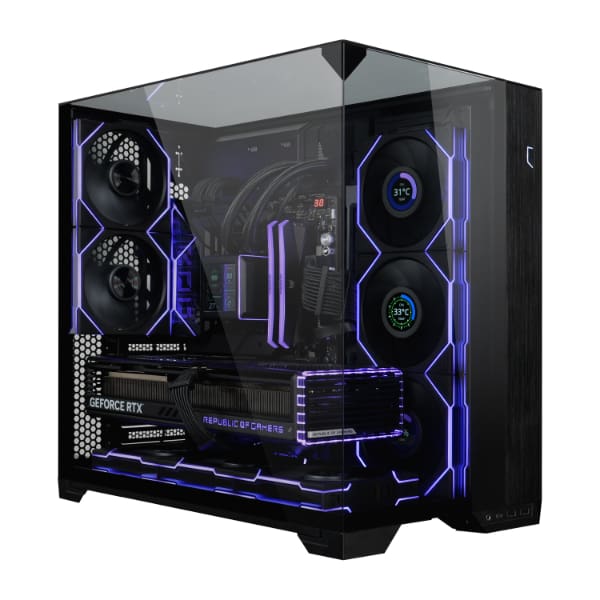 Fan Case Lian Li UNI FAN TL Wireless LCD 120 Single Black (1 Fan)