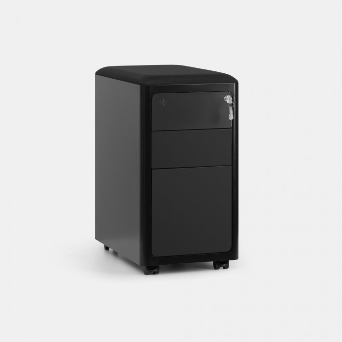 Tủ tài liệu thép di động HyperWork Ivy Pro - Black