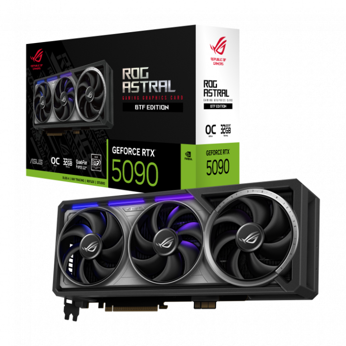VGA ASUS ROG Astral GeForce RTX™ 5090 32GB GDDR7 BTF OC Edition