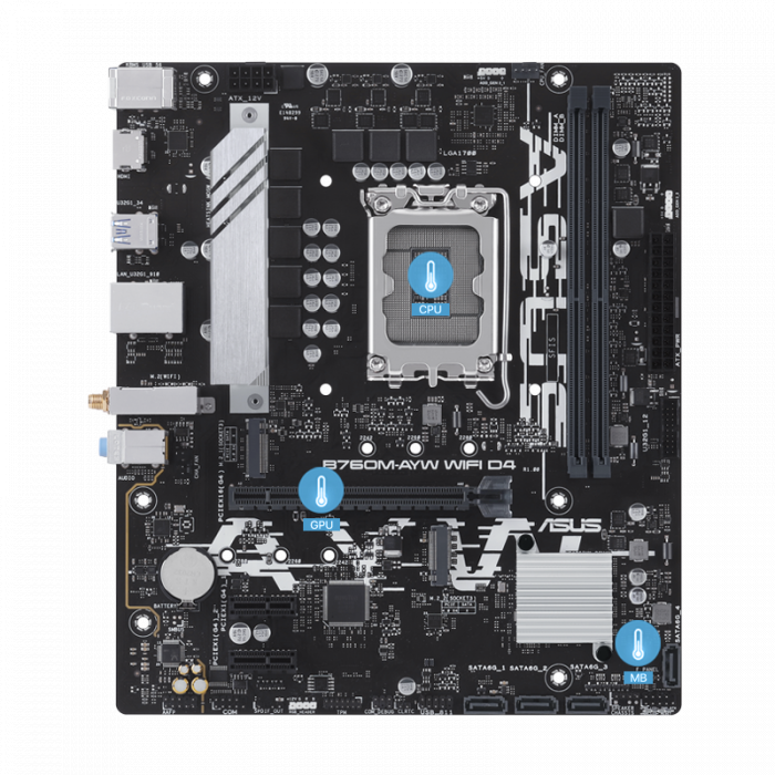 Mainboard ASUS B760M-AYW WIFI D4
