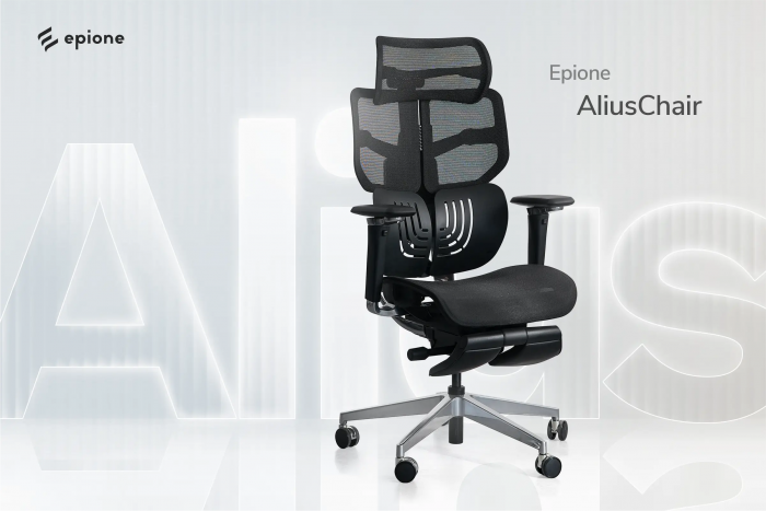 GHẾ Công thái học Epione AliusChair - All Black